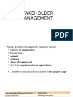 Stakeholders Management