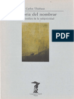 Historia Del Nombrar PDF