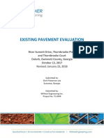 Existing Pavement Evaluation Report Revised 012318