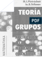 Teoría de Grupos Aplicada A La Economia PDF