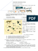 Ficha de Trabalho - Biosfera, Célula e Biomoléculas