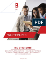 ISO 21001 - 2018 Whitepaper
