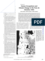 Nuñez Et Al. (2002) Human Occupation and Climate Change in The Puna de Atacama