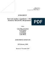 Judgment Steel and Another (Appellants) V NRAM Limited (Formerly NRAM PLC) (Respondent) (Scotland)