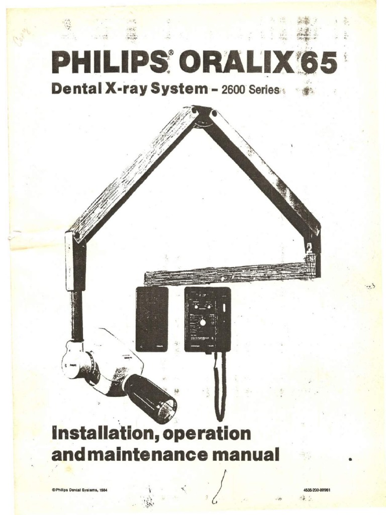 Dental Xray Unit Operation Manual edu.svet.gob.gt