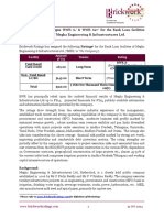 Megha Engineering & Infrastructures BankLoan - 5310Cr Rationale 31oct2014 PDF