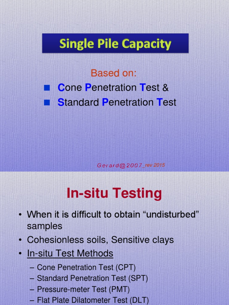 Foundation Design Based on CPT and SPT Results in Denpasar