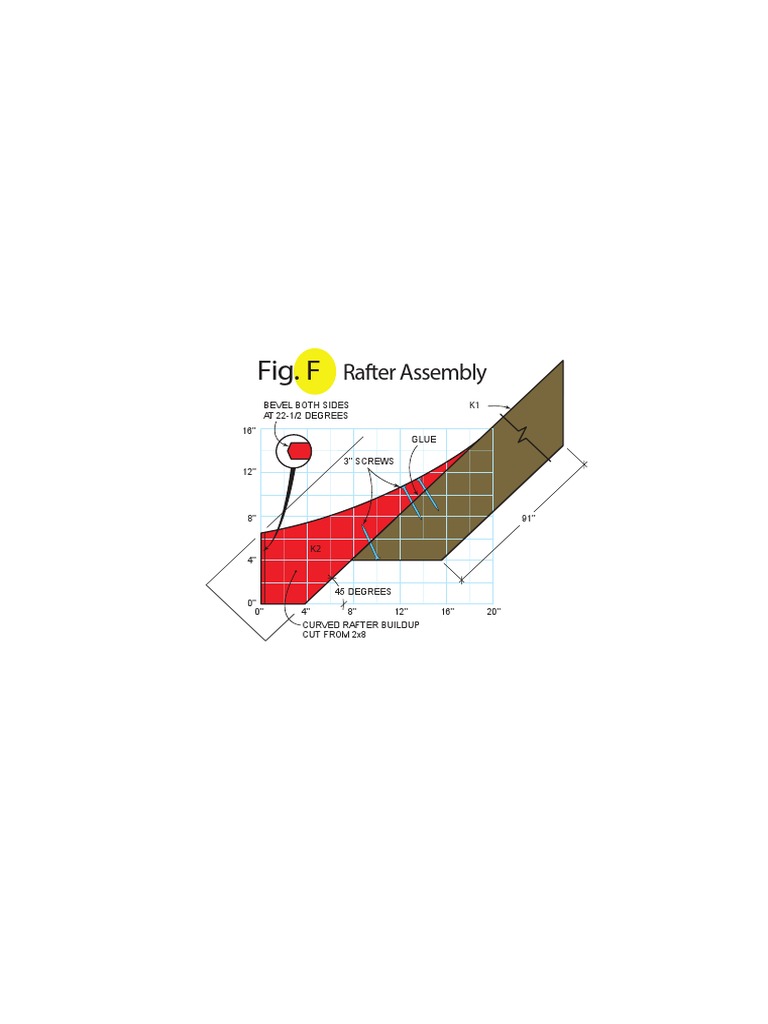 Curved Rafter Assembly Guide | PDF