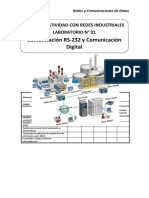 Lab 01 - Comunicación RS232 y Comunicación Digital