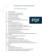 FAQs On Solar PV PDF
