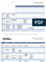 Jan - Jun 2011 Training Schedule