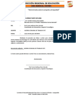Informe 010 de Direcc. CIST 2019 AGENDA SEMANAL DE TRABAJO
