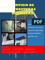 Servicio de Estructuras Metalicas PDF