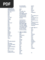 Verb Patterns Overview and Examples | PDF | Verb