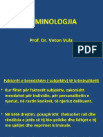 Kriminologjia: Prof. Dr. Veton Vula