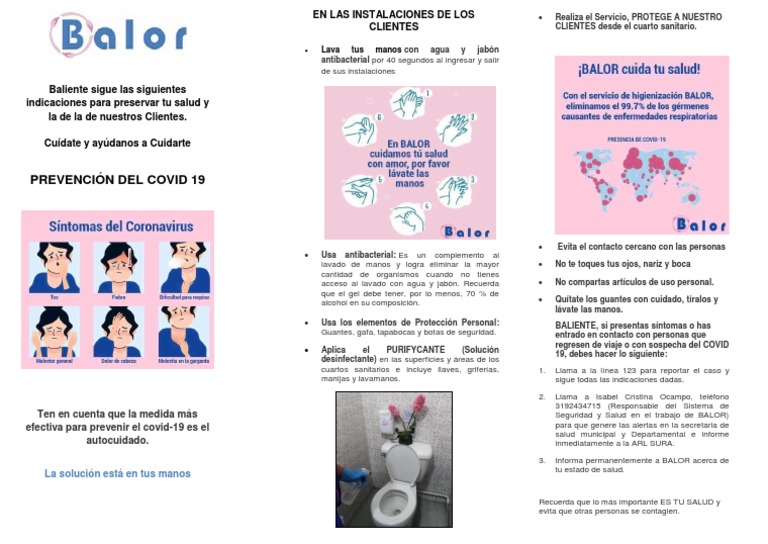 Medidas Preventivas COVID 19 | PDF | Lavado de manos | Salud pública