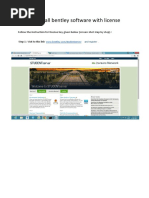 How To Install Bentley Software With License