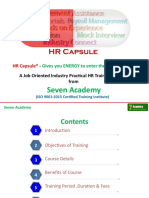 Seven Academy: - A Job Oriented Industry Practical HR Training Course From