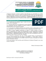 Classificação Geral PSC 2020/1 UFT Araguaína