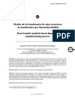 Macías Et Al. - 2017 - Modelo de La Transferencia de Calor en Proceso de PDF