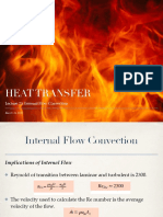 Heat Transfer: Lecture 23: Internal Flow Convection