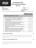 Investigation Sheet Changed