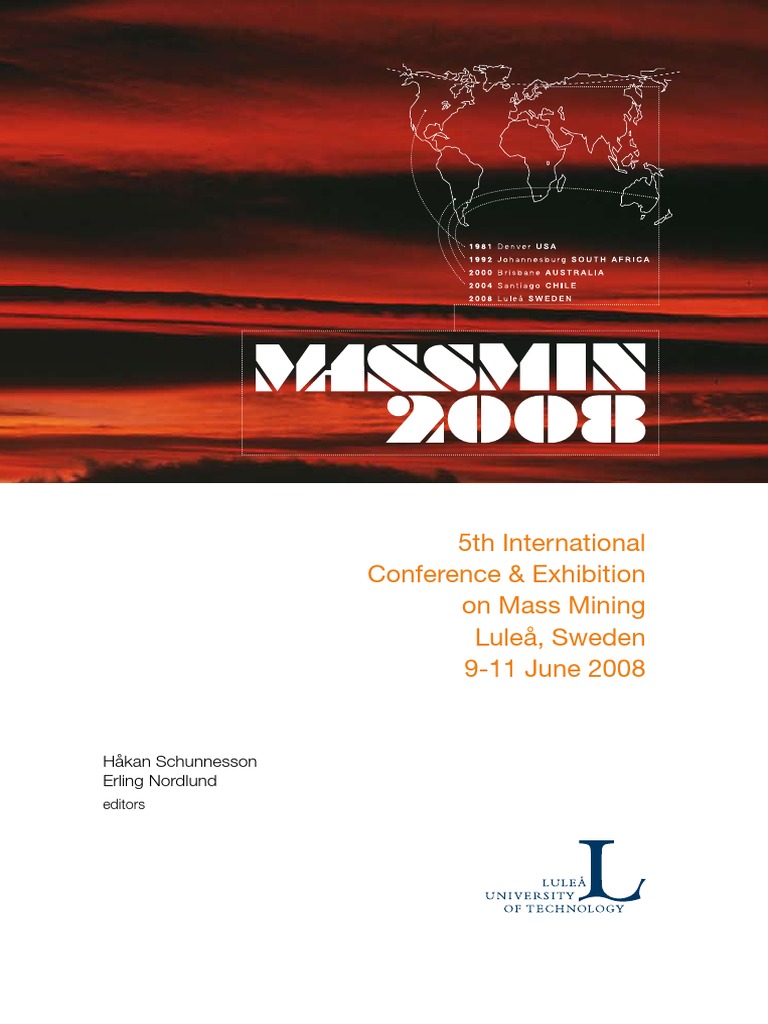 10 & “Harmony” COMPLETE BOX MassMin 2008 PDF | PDF | In Situ | Mining