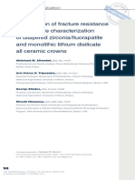 Comparison of fracture resistance and fracture characterization  of bilayered zirconiafluorapatite  and monolithic lithium disilicate  all ceramic crowns ART#1.pdf