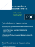 Communication Conflict Management