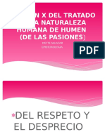 Seccion X Del Tratado de La Naturaleza Humana