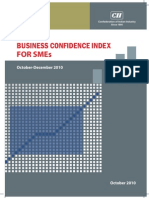 CII SME Confidence Index Oct - Dec, 2010