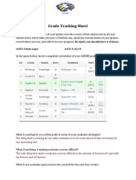 Grade Tracking Sheet 3