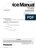 Model No. CF-M34: Notebook Computer