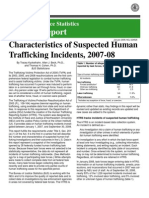 Special Report: Characteristics of Suspected Human Trafficking Incidents, 2007-08