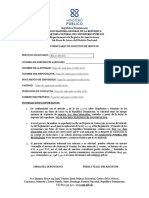 Formulario de Solicitud