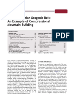 The Appalachian Orogenic Belt: An Example of Compressional Mountain Building