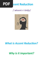 English Accent Reduction