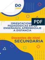 Orientaciones Pedagogicas para La Enseñanza A Distancia Ccesa007