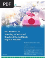 Best Practices in Selecting A Contracted Regulated Medical Waste Disposal Provider