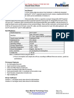 Penmount 1610 Control Board Data Sheet
