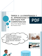 Tarea II La Enseñanza y El Aprendizaje Desde El Enfoque Por Competencias MIM