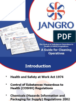 A Guide For Cleaning Operatives: The Control of Substances Hazardous To Health (COSHH) Regulations