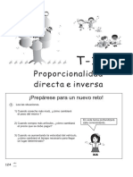 Proporcionalidad Directa e Inversa