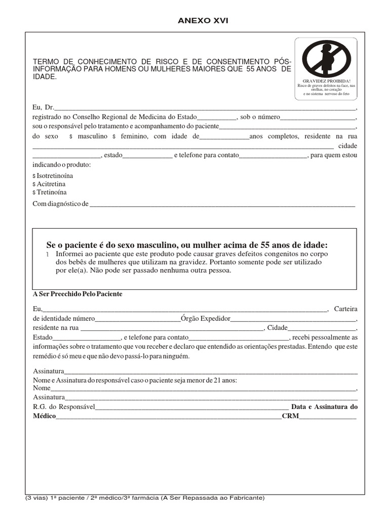 Receita RETINÓIDES | PDF | Gravidez | Remédio
