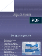 Lengua de Argentina