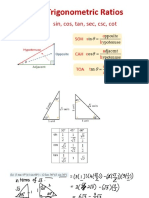 Trigonometric ratios