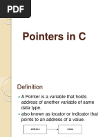 Pointers in C