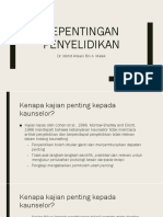 Kuliah 3 - Kepentingan Penyelidikan PDF