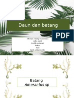 Daun Dan Batang