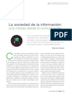 La sociedad de la informacion una mirada desde la comunicacion